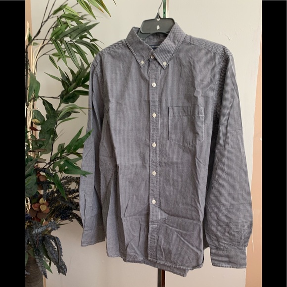Old Navy Other - Old Navy Men’s Black and White Gingham Button Down Shirt